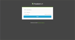 Desktop Screenshot of my.freedomsoft.com